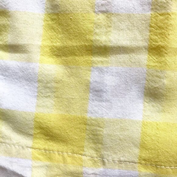 BabyGap yellow buffalo plaid top GUC  XS(4/5T) - Picture 4 of 5
